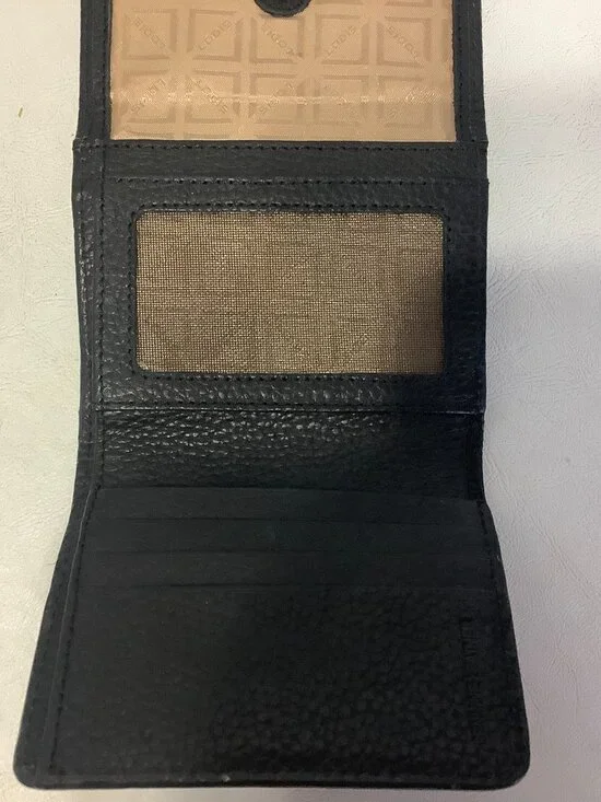 Lodis RFID Bifold Wallet Pebbled Leather 4.5" x 4" Closed - Picture 4 of 6